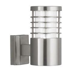 Searchlight 1555SS Satin Silver Outdoor Wall Light