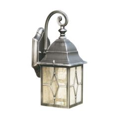 Searchlight 1642 Genoa Outdoor Wall Lantern Light In Die Cast Aluminium