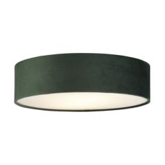 Searchlight Ceiling Light Drum 2 2 Light Flush E27 2x15W Green