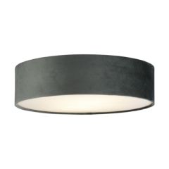 Searchlight Ceiling Light Drum 2 2 Light Flush E27 2x15W Grey