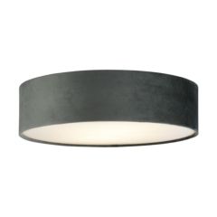 Searchlight 23298-2GY Ceiling Light Drum 2 2 Light Flush E27 2x15W Grey