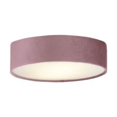 Searchlight Ceiling Light Drum 2 3 Light Flush E27 3x15W Pink