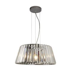 Searchlight 2895-5CC Tiara Ceiling Pendant Light In Chrome And Crystal