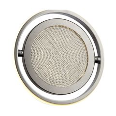 Searchlight 5301-1CC Gyroscope 1 Lgt LED Adj Height Pendant Rotatable Inner Ring 24W 255x255x1600mm Chrome