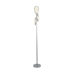 Searchlight 6219CC Lori 3 Light LED 4000K 1496lm Floor Crushed Ice Effect Shade 25W 1700x220x220mm Chrome