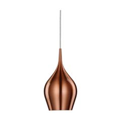 Searchlight 6461-12CU Vibrant 1 Light E14 Pendant 1x40W 142x12cm Copper