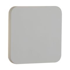 Searchlight Gypsum 1 Light Square Wall In Plaster Which Is Paintable