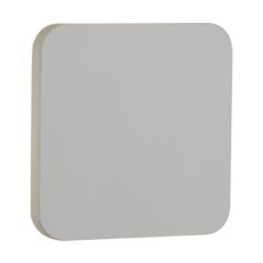 Searchlight 8834 Gypsum LED Recessed Wall Light 4W White Plaster