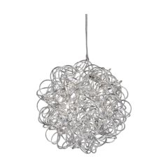 Searchlight 9432 Scribble Tangled G4 Pendant 6x14W 41cm Aluminium