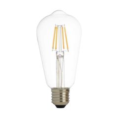 Searchlight PL4427-6WW LED Filament E27 Squirrel Clear Gls Lamp Dimmable Pk=5 6W 600lm 130x60mm 2700K