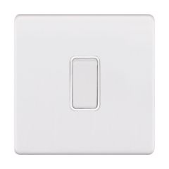 Selectric 5MPLUS-907 1 Gang Intermediate X-Rated Plate Switch c/w White Insert 10A Matt