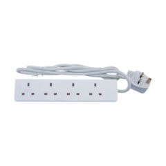 Selectric 8798/13/5M 4 Gang Extension Lead LGA Bag 13A 5m White