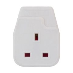 Selectric Socket 1 Gang Trailing 13A White