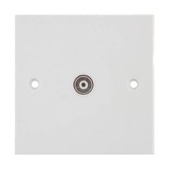 Selectric LG2164 1 Gang TV Flush Isolated Socket Bulk White