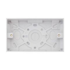 Selectric LG8288-25 2 Gang Box Bulk 25mm White