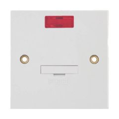 Selectric LG9228N Fused c/w Neon Connection Unit Bulk 13A White