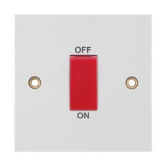 Selectric LG951 1 Gang DP Switch Bulk 45A White