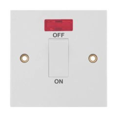 Selectric LG963 DP c/w Neon Cooker Control Switch Bulk 45A White