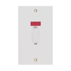 Selectric LG964 DP c/w Neon Cooker Control Switch Bulk 45A White