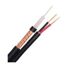 Securi SFX/59+2C-0.5-PVC-BLK-100 RG59 Coax & 2C Power Cable CCA PVC 100M