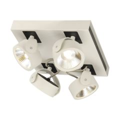 SLV 1000136 KALU Quad LED 3000K Spotlight 60Deg CRI90 IP20 60W 4000lm 220-240V 28x29x16cm Aluminium