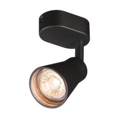 SLV 1000886 AVO Wall Single Surface GU10 QPAR51 Spotlight IP20 50W 230V 8x11.5x9.5cm Black Steel