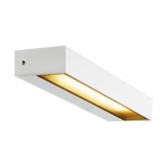 SLV 1002070 PEMA Surface LED 3000K Wall Light 110Deg CRI90 IP54 IK05 7.7W 450lm 230V 22x3.2x7.5cm Aluminium