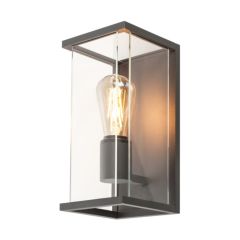 SLV 1002403 QUADRULO Surface E27 IP44 Wall Light 15W 230V 14x29x16cm Anthracite Aluminium