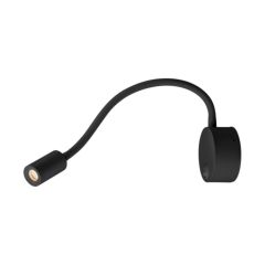 SLV 1002430 DIO FLEX PLATE LED 2700K Wall Light 45Deg CRI90 IP20 1.9W 82lm 100-240V 35x6x3.4cm Black Aluminium