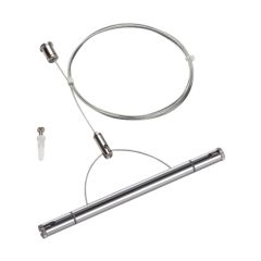 SLV 1002699 TENSO Suspension 18.6x1.25cm Chrome Steel