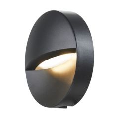 SLV 1002868 DOWNUNDER OUT Recsd Rnd LED 3000K Wall Light CRI90 IP65 4.5W 140lm 100-277V 14x4.4cm Anthracite Aluminium
