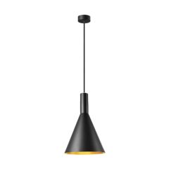 SLV 1002950 PHELIA 30 E27 IP20 Pendant 23W 230V 200x42x28cm Gold Aluminium