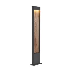 SLV 1002959 FLATT POLE 100 LED 3000K Post Light CRI90 IP65 IK03 9.7W 400lm 100-240V 18x4.5x100cm Brown Aluminium