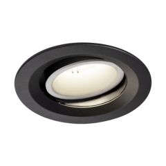 SLV 1003602 NUMINOS MOVE M Recessed LED 4000K Downlight 20Deg CRI90 IP20 IK02 17.5W 1750lm 13.5x9cm Black/White
