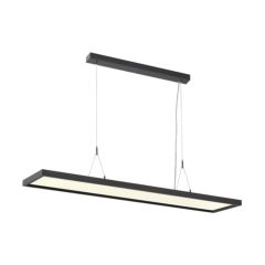 SLV 1005395 WORKLIGHT LED 4000K Pendant 80Deg CRI80 IP20 IK02 57W 5000lm 200-240V 250x120x26cm Black Aluminium