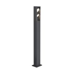 SLV 1005439 ESKINA FRAME 125 Double LED CCT Post Light 95Deg CRI80 IP66 27W 2200/2400lm 220-240V 125cm Anthracite Aluminium