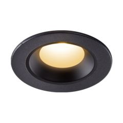 SLV 1005502 NUMINOS XS Recessed LED 2700K Downlight 40Deg CRI90 IP20 IK02 7W 620lm 6.5x4.5cm Black/Black
