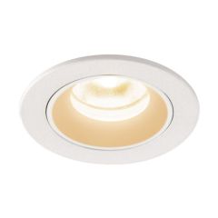 SLV 1005515 NUMINOS XS Recessed LED 2700K Downlight 55Deg CRI90 IP20 IK02 7W 670lm 6.5x4.5cm White/White