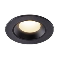 SLV 1005523 NUMINOS XS Recessed LED 3000K Downlight 55Deg CRI90 IP20 IK02 7W 690lm 6.5x4.5cm Black/Black