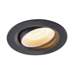 SLV 1005554 NUMINOS MOVE XS Recessed LED 2700K Downlight 20Deg CRI90 IP20 IK02 7W 670lm 8x5.5cm Black/White