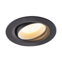 SLV 1005578 NUMINOS MOVE XS Recessed LED 3000K Downlight 55Deg CRI90 IP20 IK02 7W 720lm 8x5.5cm Black/White