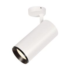 SLV 1005756 NUMINOS XL DALI LED 4000K Spotlight 24Deg CRI90 36W 3800lm 240V 25.8x20x12cm White/Black