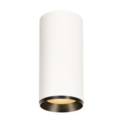 SLV 1005764 NUMINOS XL DALI LED 2700K Ceiling Light 60Deg CRI90 36W 2980lm 240V 25.8x12cm White/Black