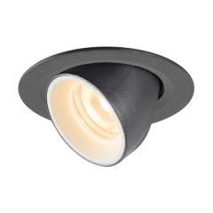 SLV 1005820 NUMINOS XS Gimble LED 2700K Downlight 55Deg UGR25 7W 670lm 200mA 8x5.7cm Black/White