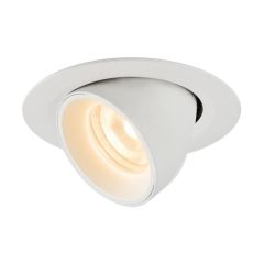 SLV 1005826 NUMINOS XS Gimble LED 2700K Downlight 40Deg UGR22 7W 650lm 200mA 8x5.7cm White/White