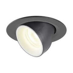 SLV 1005853 NUMINOS XS Gimble LED 4000K Downlight 40Deg UGR22 7W 730lm 200mA 8x5.7cm Black/White