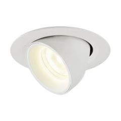 SLV 1005862 NUMINOS XS Gimble LED 4000K Downlight 40Deg UGR22 7W 730lm 200mA 8x5.7cm White/White