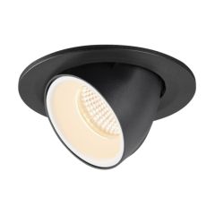 SLV 1005871 NUMINOS S Gimble LED 2700K Downlight 40Deg UGR19 8.6W 720lm 250mA 10x7cm Black/White