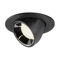 SLV 1005911 NUMINOS S Gimble LED 4000K Downlight 55Deg UGR22 8.6W 750lm 250mA 10x7cm Black/Chrome