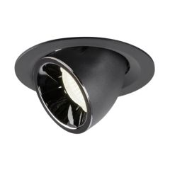 SLV 1005959 NUMINOS M Gimble LED 4000K Downlight 20Deg UGR22 17.5W 1660lm 500mA 13.5x9.5cm Black/Chrome